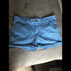 American Eagle Twill Midi Shorts
